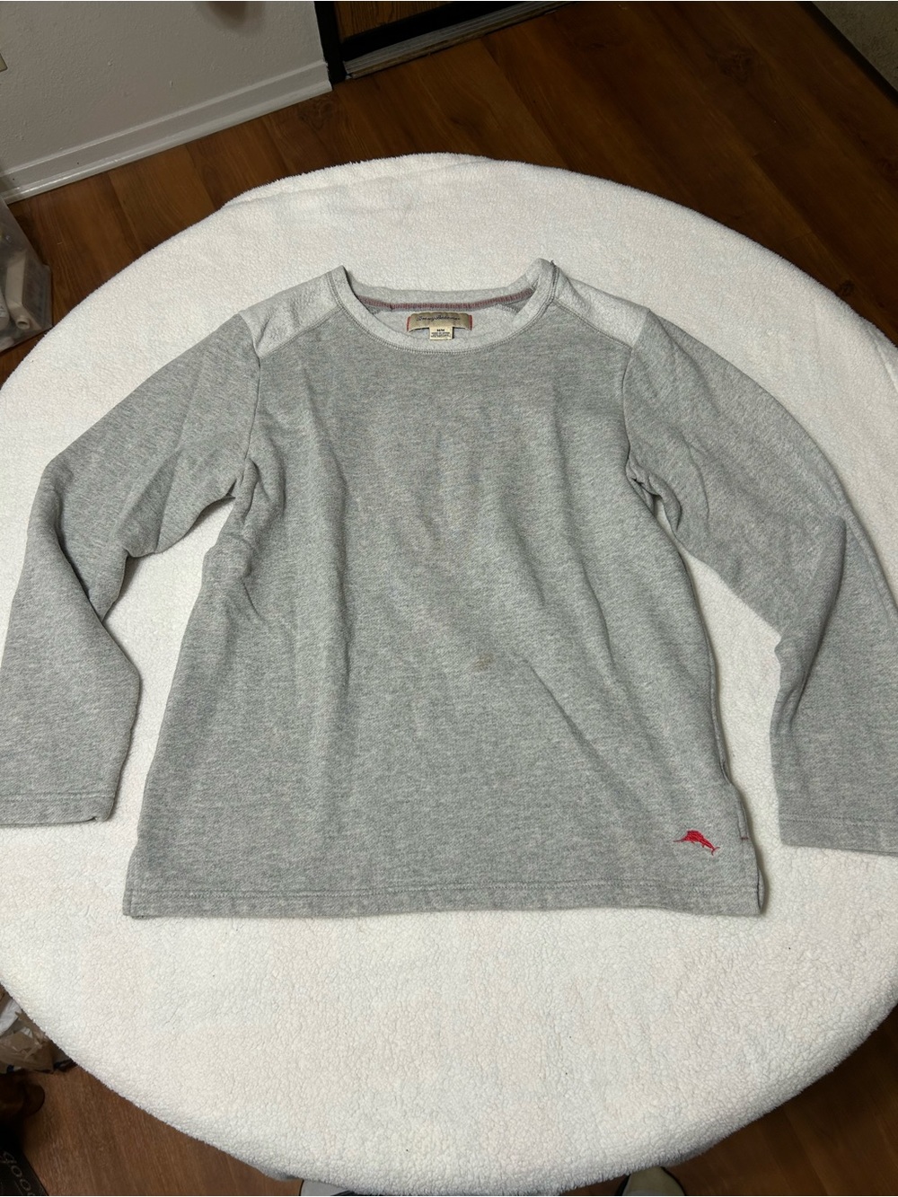 Women’s Tommy Bahama Heather Gray Long-Sleeve Pullover Top